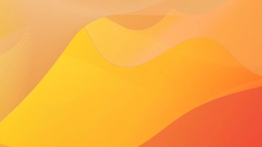 Soyut turuncu modern tasarım arkaplanı ve sarı gradyan karşıtlığı