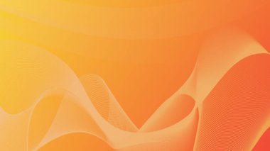 Soyut turuncu modern tasarım arkaplanı ve sarı gradyan karşıtlığı