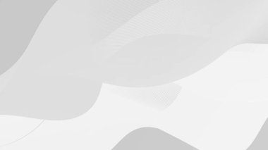 Gri beyaz soyut arka plan geometri parlaklığı ve katman elementi. Vektör illüstrasyonu