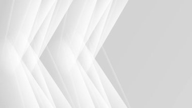 Gri beyaz soyut arka plan geometri parlaklığı ve katman elementi. Vektör illüstrasyonu
