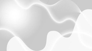 Gri beyaz soyut arka plan geometri parlaklığı ve katman elementi. Vektör illüstrasyonu