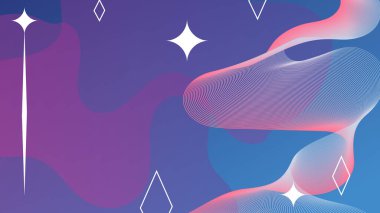 Memphis geometri geçmişi. Renkli şekiller desen, canlı renk dokusu ve soyut vektör arkaplanı soyut renk kalıpları