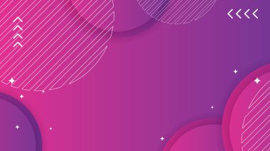 Soyut pembe ve mor renkli memphis arkaplanı. Soyut pop sanatı renkleri sıçrama desenli arka plan. Memphis geometri arka planı