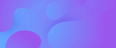 Mor menekşe vektör, asgari ve basit moda tarzında soyut yaratıcı pankart