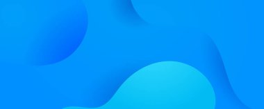 Asgari ve basit moda tarzında mavi vektör soyut yaratıcı afiş