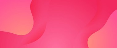 Pembe vektör modern soyut sancak dalga ve sıvı elementler vektör illüstrasyonu