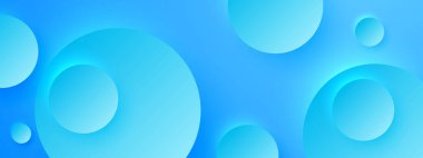 Mavi soyut arkaplan ve parlak geometrik çizgiler. Modern parlak mavi köşegen yuvarlak çizgiler. Gelecekçi teknoloji konsepti. Poster, afiş, broşür, şirket, web sitesi