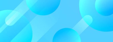 Mavi soyut arkaplan ve parlak geometrik çizgiler. Modern parlak mavi köşegen yuvarlak çizgiler. Gelecekçi teknoloji konsepti. Poster, afiş, broşür, şirket, web sitesi