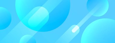 Beyaz mimarili mavi çizgi fütürist arkaplan minimum konsept vektör illüstrasyon ince tasarım.