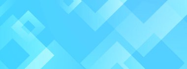 Şekilli mavi soyut pankart