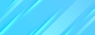 Mavi vektör soyut geometrik şekiller pankart