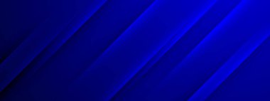 Şekilli mavi soyut pankart