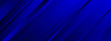 Mavi vektör gradyan soyut pankart tasarımı