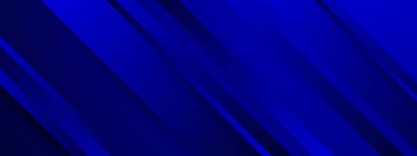 Mavi pankart, şekilli soyut sanat vektörü