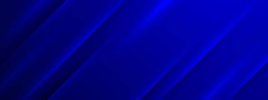 Mavi asgari geometrik şekil soyut pankart