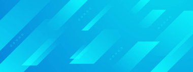 Mavi vektör soyut geometrik şekil modern pankart