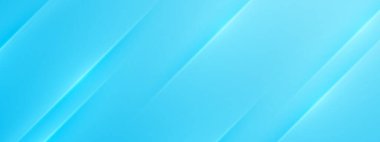 Şekilli mavi soyut pankart