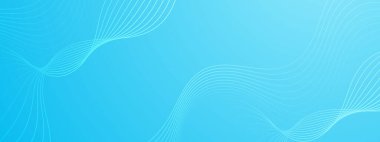 Şekil ögelerine sahip mavi vektör eğimli soyut pankart