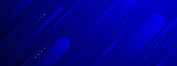 Синий Абстрактный Баннер — стоковый вектор