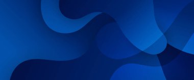 Mavi vektör modern soyut arkaplan ve şekiller