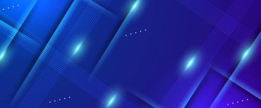 Mavi vektör soyut geometrik şekiller arkaplan