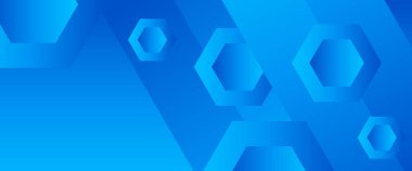 Basit geometrik şekilli mavi vektör soyut arkaplan