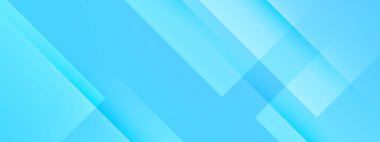 Mavi vektör soyut geometrik şekil modern pankart