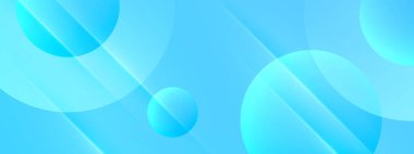 Mavi vektör modern soyut afiş ve şekiller