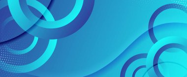 Mavi vektör soyut geometrik şekil modern arkaplan