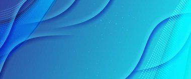 Şekil elementleri ile mavi vektör gradyan arkaplan