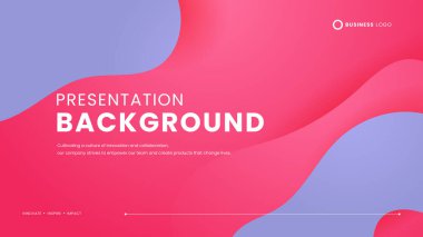 Pembe ve mor menekşe dalgaları ve sıvıyla basit bir vektör arkaplanı