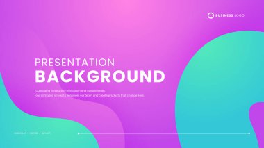 Yeşil ve mor mor menekşe vektörü asgari ve basit moda tarzında soyut yaratıcı arkaplan