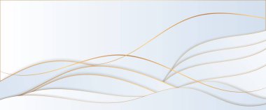 Beyaz ve altın rengi minimetrik geometrik şekil soyut arkaplan minimal modern grafik tasarım element kesme biçimi konsepti afiş, el ilanı, kart veya broşür kapağı için