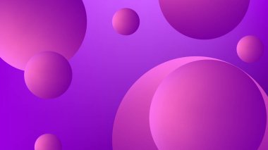 Koyu mor ve pembe 3D teknolojili arka plan duvar kâğıdı, renkli gradyan bulanıklığı var. Vektör soyut grafik tasarım sancak deseni sunum arkaplan duvar kağıdı ağ şablonu.