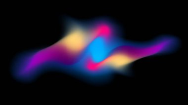 3D teknoloji arka plan duvar kâğıdı. Renkli gradyan bulanıklığı var. Vektör soyut grafik tasarım sancak deseni sunum arkaplan duvar kağıdı ağ şablonu.