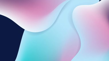 Bulanık doku vektörlü soyut 3D sıvı bloklama teknolojisi duvar kağıdı arka planı. Akışkan gradyan arka plan vektörü. Sosyal medya için modern duvar kağıdı tasarımı, idol posteri, afiş, broşür.