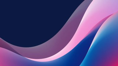 Bulanık doku vektörlü soyut mavi 3D teknoloji duvar kağıdı arka planı. Akışkan gradyan arka plan vektörü. Sosyal medya için modern duvar kağıdı tasarımı, idol posteri, afiş, broşür.