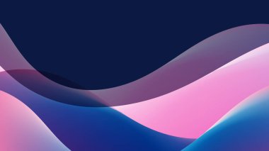 Bulanık doku vektörlü soyut mavi 3D teknoloji duvar kağıdı arka planı. Akışkan gradyan arka plan vektörü. Sosyal medya için modern duvar kağıdı tasarımı, idol posteri, afiş, broşür.