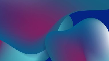 Soyut 3D bulanık sıvı aurora pürüzsüz vektör arkaplanı ve fütüristik teknoloji arkaplanı dalgaları. Vektör soyut grafik tasarım sancak deseni sunumu duvar kağıdı ağı.