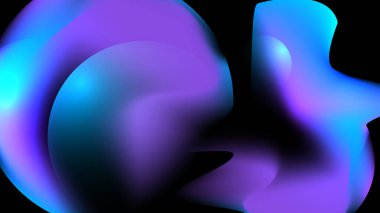 Bulanık sıvı sıvı aurora gradyan arkaplan ve modern soyut teknoloji fütüristik neon hologram renk kalıpları. Broşür, poster, afiş, el ilanı ve kart şablonları. Vektör illüstrasyonu.