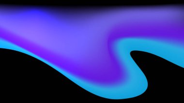 Bulanık sıvı sıvı aurora gradyan arkaplan ve modern soyut teknoloji fütüristik neon hologram renk kalıpları. Broşür, poster, afiş, el ilanı ve kart şablonları. Vektör illüstrasyonu.