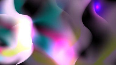 Bulanık sıvı sıvı aurora gradyan arkaplan ve modern soyut teknoloji fütüristik neon hologram renk kalıpları. Broşür, poster, afiş, el ilanı ve kart şablonları. Vektör illüstrasyonu.