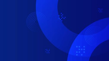 Mavi vektör soyut geometrik şekil modern arkaplan. İş, kurumsal, afiş, broşür, poster, kapak ve sunum geçmişi