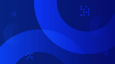 Mavi vektör gradyan soyut arkaplan tasarımı. İş, kurumsal, afiş, broşür, poster, kapak ve sunum geçmişi