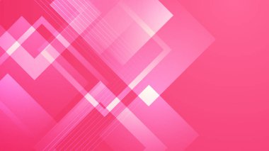 Pembe ve beyaz vektör minimalist basit soyut geometrik gradyan arkaplan. Broşür, afiş, kapak, poster için fütüristik kavram arka planına sahip modaya uygun geometrik soyut tasarım