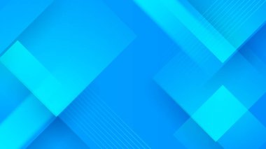 Mavi vektör gradyanı soyut minimalist geometrik şekil modern arkaplan. Broşür, afiş, kapak, poster için fütüristik kavram arka planına sahip modaya uygun geometrik soyut tasarım