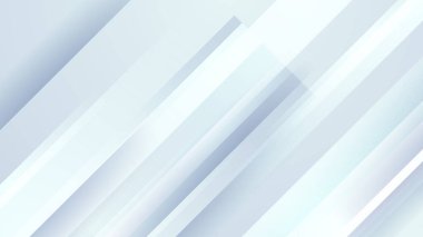 Basit geometrik şekilli beyaz vektör soyut arkaplan. Kapak, poster, afiş, broşür, başlık, sunum, web, broşür için minimal geometrik tasarım