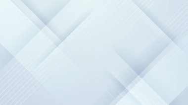 Basit geometrik şekilli beyaz vektör soyut arkaplan. Kapak, poster, afiş, broşür, başlık, sunum, web, broşür için minimal geometrik tasarım