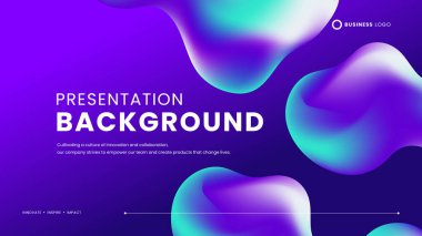 Mavi ve mor menekşe vektörü soyut modern eğimli sıvı arkaplan. Pankart, el ilanı, kart veya broşür kapağı için modern grafik tasarımı sunum arka plan kavramı