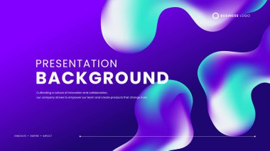 Mavi ve mor menekşe vektörü soyut sıvı modern arka plan. Pankart, el ilanı, kart veya broşür kapağı için modern grafik tasarımı sunum arka plan kavramı